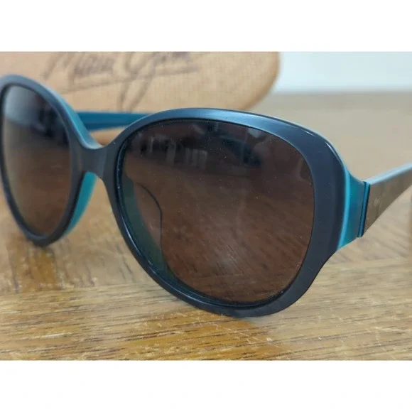 Maui Jim Swept Away Women's MJ733 06-B‎ Gray Green Polarized Sunglasses - Picture 5 of 10